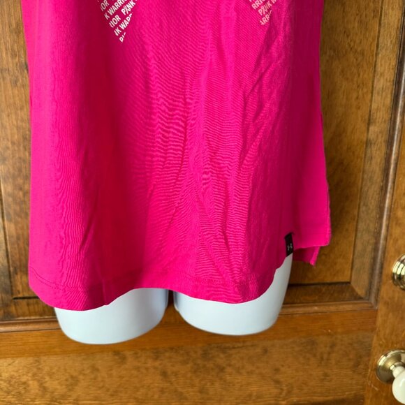 NWT Under Armour Notre Dame "Power in Pink" Breast Cancer Awareness Tee Small - Picture 8 of 14